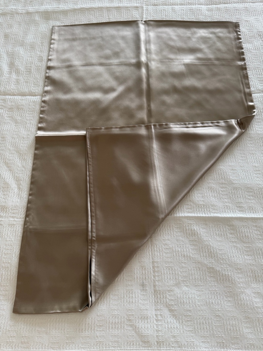 Silk pillowcase 100% Mulberry  Silk Charmeuse (Crepe Satin), 22 Momme 50x70cm - Picture 4 of 7